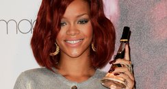 Rihanna arriving for Rihanna's "Reb'l Fleur" Fragr