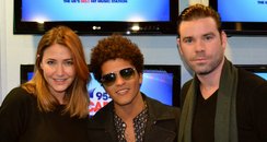 Bruno Mars with Dave and Lisa