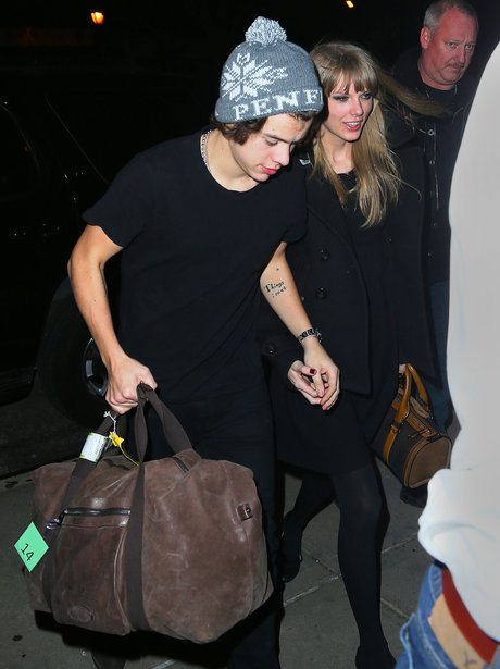 Harry Styles and Taylor Swift at their hotel in New York