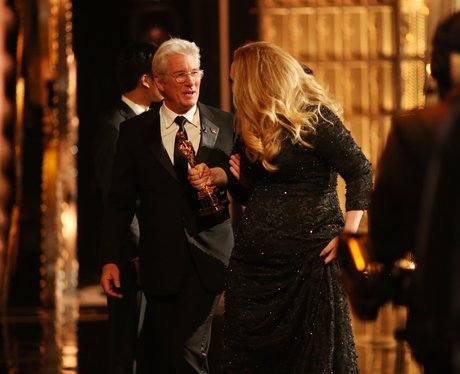 my richard and adele richard gere tried to grab it adele s amazing oscars my richard and adele richard gere tried to grab it adele s amazing oscars
