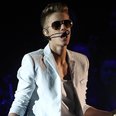 Justin Bieber performs in London
