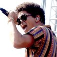 Bruno Mars on stage