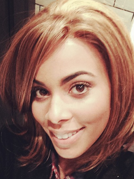 Rochelle Wiseman new short hair