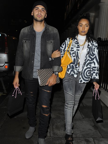 Little Mix's Leigh-Anne Pinnock holds on tight to her man at a LFW ...